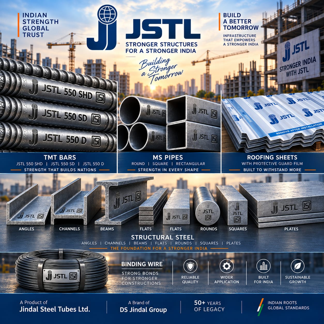 JSTL COLOUR COATED PROFILE SHEETS